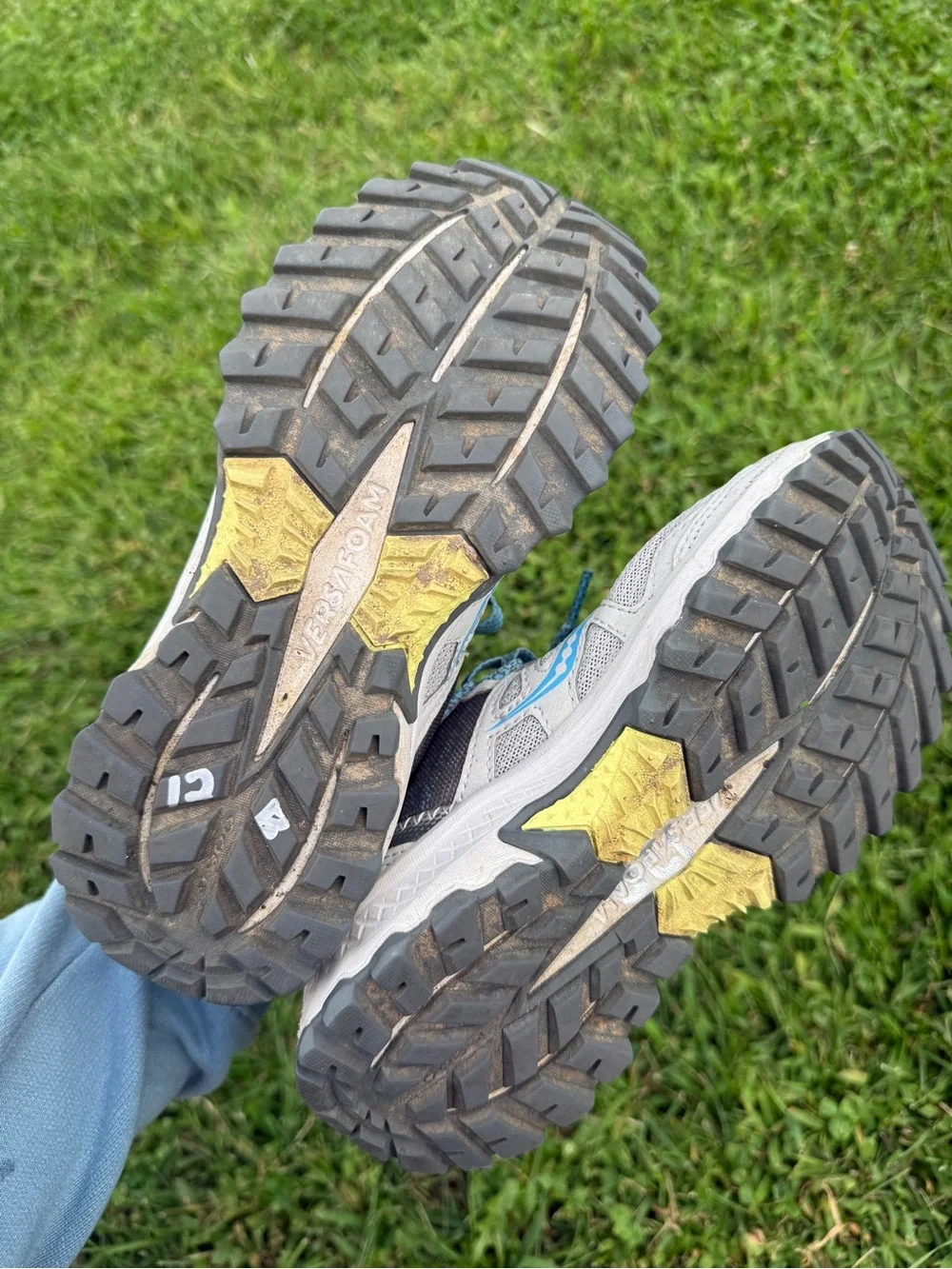 Saucony Women’s Excursion TR Running Trail Shoes Gray Blue Size 5.5